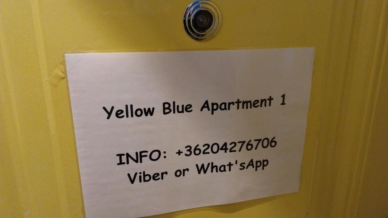 Yellow Blue Apartment Budapest Exterior photo